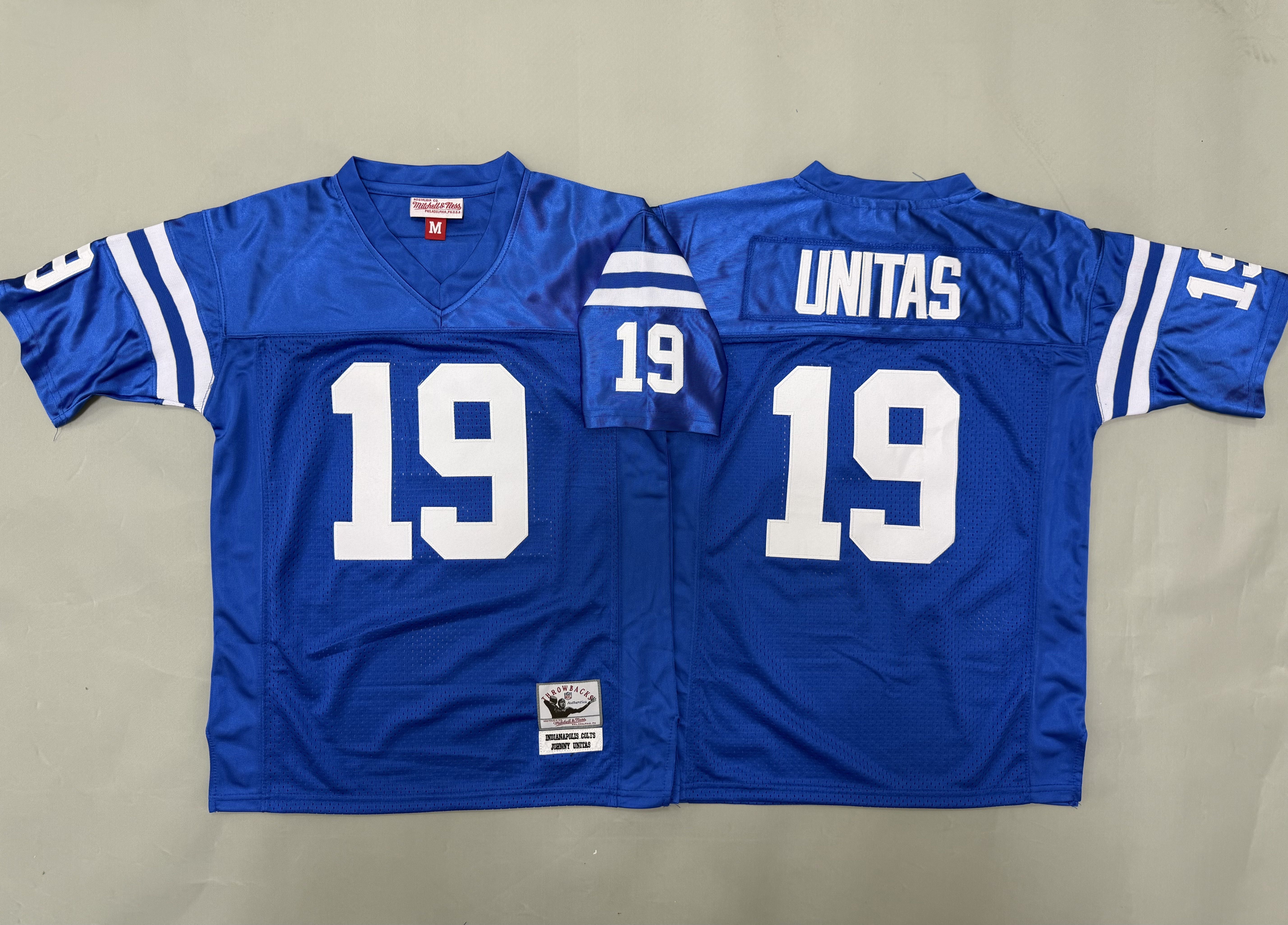 Youth 2026 Indianapolis Colts #19 Unitas Blue Throwback Limited NFL Jersey style 01->youth nfl jersey->Youth Jersey